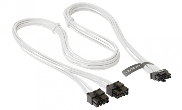 Seasonic Kabel 750 mm white für Prime & Fokus Serie >850Watt