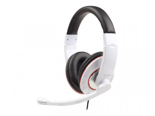GEMBIRD Headset STEREO MHS 001GW glänzend weiß