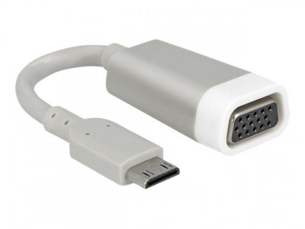 HDMI Adapter Delock mini C -> D-Sub15 St/Bu screwless