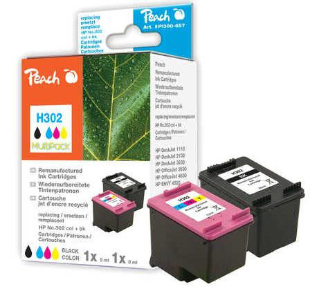 Peach Patrone HP NR.302 F6U66A+F6U65A Multipack Comp.