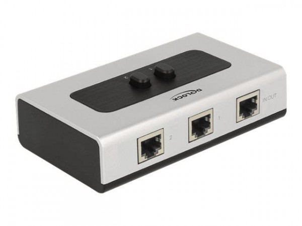RJ45 Switch Delock 2->1 + 1->2 bidirektional