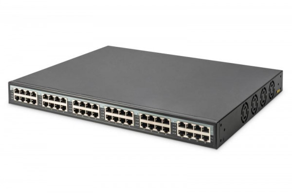 DIGITUS Professional 24 Port Gigabit PoE + Injektor