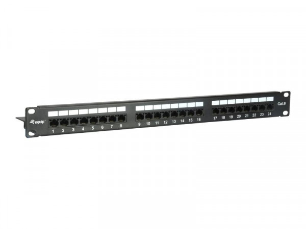 Equip Patchpanel 24x RJ45 Cat6 19" 1HE UTP