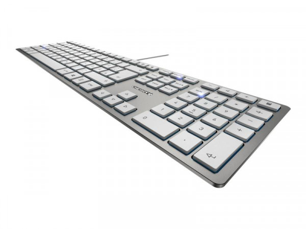 CHERRY TAS KC 6000 Slim Silber USB EU Layout