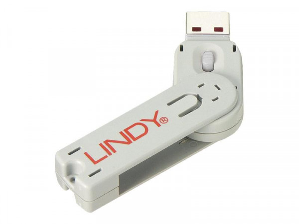 Lindy SchlÃ¼ssel fÃ¼r USB Port Schloss weiÃŸ