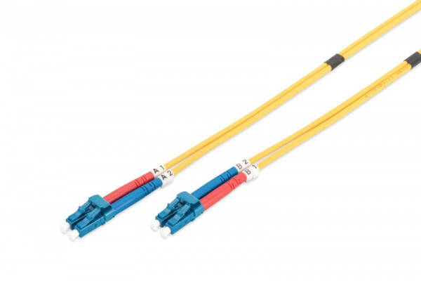 DIGITUS LWL Patchkabel LC -> LC 1.00m Singlemode Duplex OS2