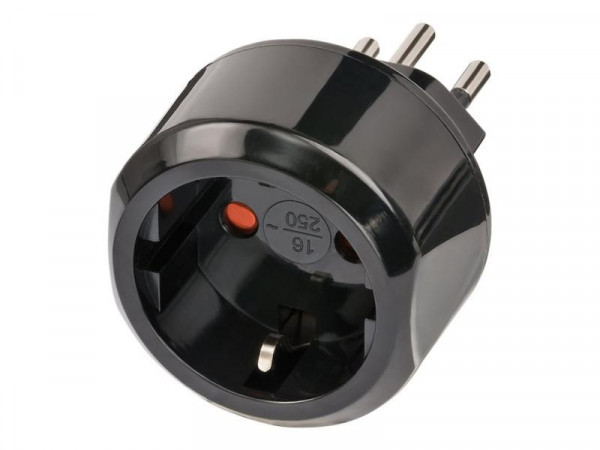 Adapter Travel Brennenstuhl Stecksystem CH/Aufsatz DE Sicher