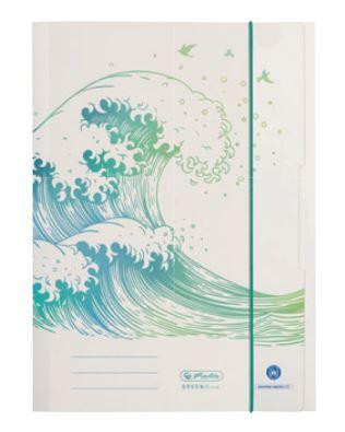 Herlitz Sammelmappe A4 GREENline Welle