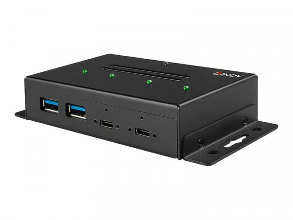 Lindy USB 3.1 Gen 2 Typ C Metall Hub 4 Port