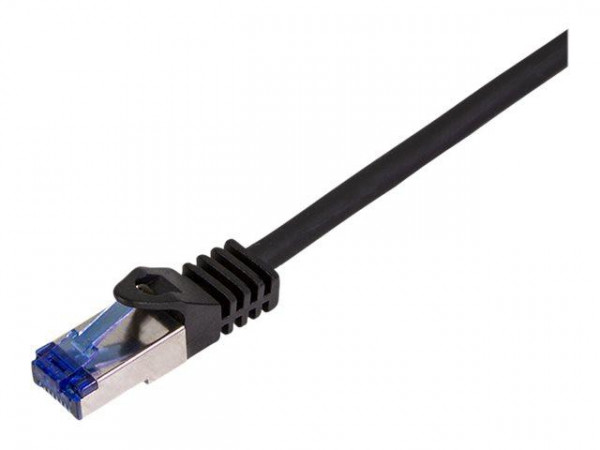 Logilink Patchkabel Ultraflex, Cat.6A, S/FTP, schwarz, 5 m