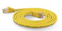 Wantec Patchkabel SSTP CAT7 Ste. CAT6a d=4mm 1,50m gelb