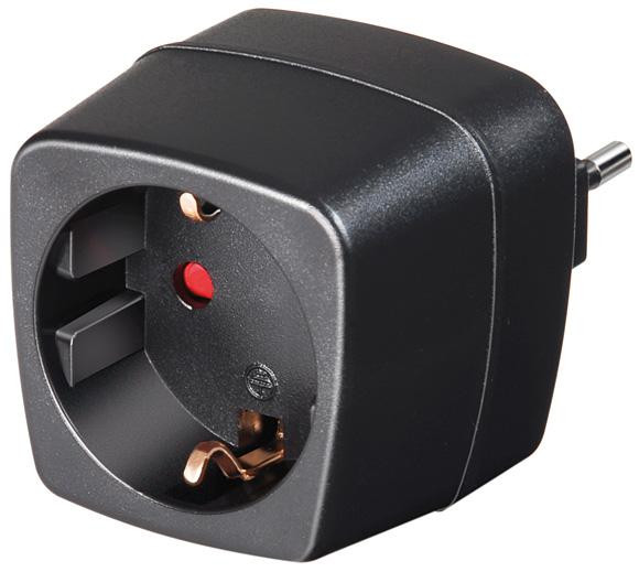Adapter Travel Brennenstuhl Stecksystem Italien/Aufsatz DE