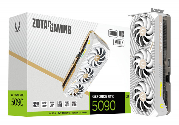 Zotac RTX 5090 Solid OC White ED 32GB GDDR7 HDMI 3xDP