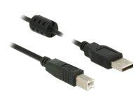 USB Kabel Delock A -> B St/St 2.00m schwarz