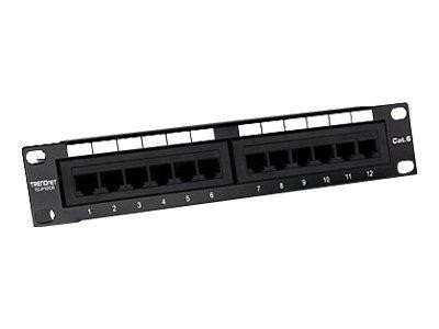 TRENDnet Patchpanel 12-Port Cat. 6 ungeschirmt (10" wide) 
