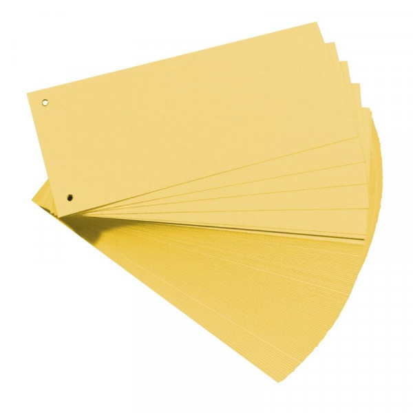 Herlitz Trennstreifen gelb 100er