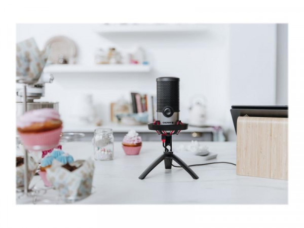 CHERRY ZUB UM 6.0 ADVANCED USB Mikrofon silber/schwarz