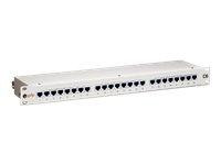 Equip Patchpanel 24x RJ45 Cat6 19" 1HE grau 