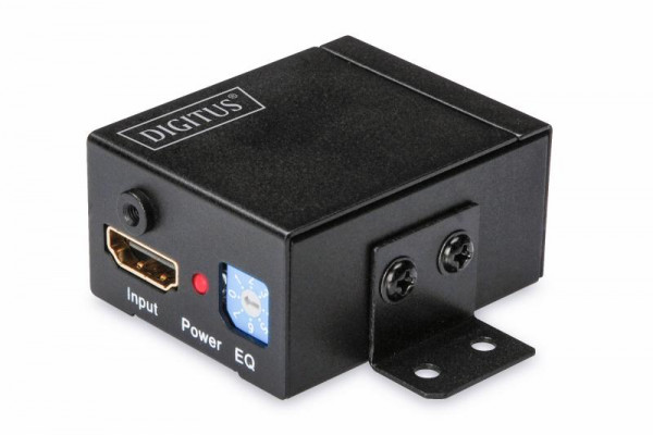 DIGITUS HDMI-Repeater m.Wandbefestigung bis 35m 225MHz schw