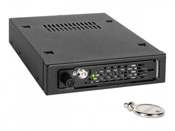 We-Ra. IcyDock 6,3cm SATAI-III/SAS HDD&SSD in 1x3,5" Metall