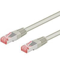 Patchkabel RJ45 S/FTP Cat6 0.50m grau halogenfrei