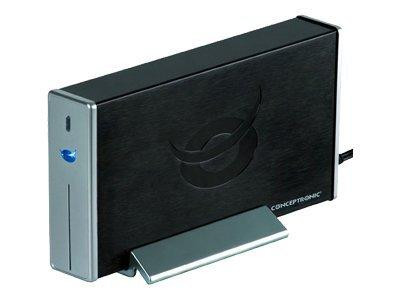 CONCEPTRONIC Festplattenbox 3.5" USB2.0 SATA I-III schw 