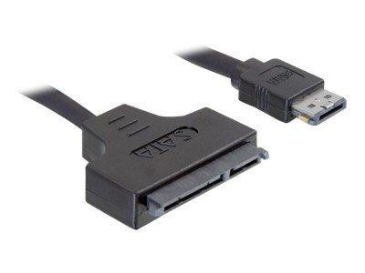 SATA-Kabel Delock SATA 22pin -> eSATApd St/St 0.50m