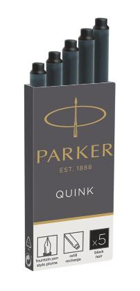 PARKER Tintenpatrone QUINK Schwarz 5 Stück