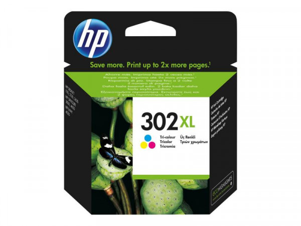 Patrone HP Nr.302 XL Tricolor F6U67AE