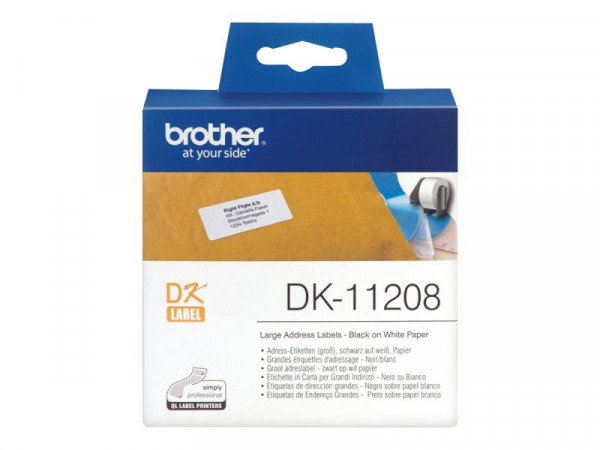 Adress Etiketten (400St/Rolle) DK-11208 groß