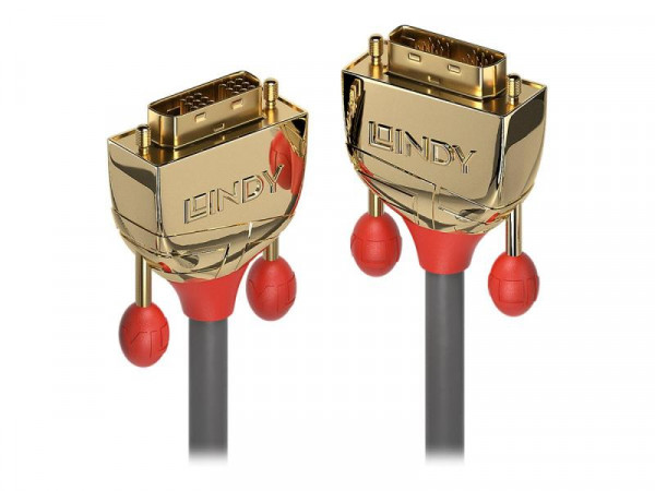Lindy DVI-D Single Link SLD Kabel Gold Line 20m