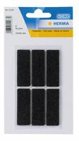 HERMA Filzgleiter schwarz 15x45 mm
