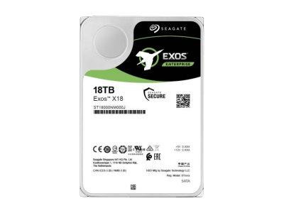 Seagate 8.9cm (3.5") 18TB SAS3 Exos X18 512e 7200 256MB