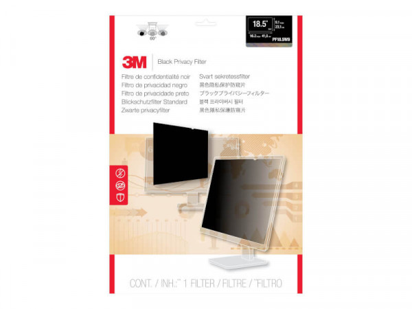 3M Blickschutzfilter 18,5" Monitor (16:9) PF185W9B