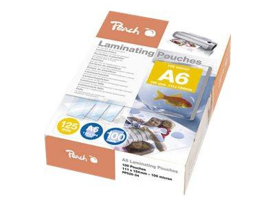 Peach Laminierfolien A6 125mic glänzend 100Stk.