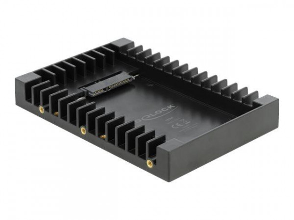 DELOCK 3.5 Einbaurahmen für 2.5 SATA Laufwerk schwarz
