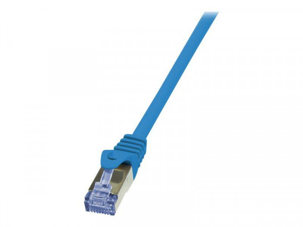 LogiLink CAT6A S/FTP Patchkabel AWG26 PIMF blau 1,50m