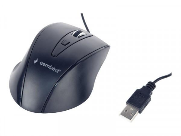 GEMBIRD Maus OPT USB schwarz