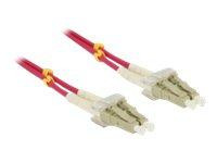 LWL Patchkabel Delock LC -> LC 2.00m Multimode Duplex OM4