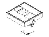 Equip Frontplatte French Modular Insert reinweiß 45x45mm