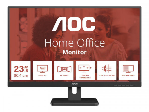 AOC 60,5cm (23,8") 24E3UM 16:09 HDMI+DP+USB VA black
