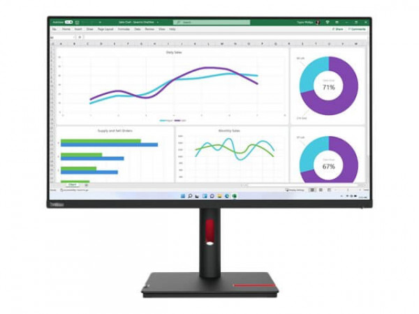 Lenovo ThinkVision T32h-30 (31,5") QHD HDMI/DP/USB-C/DOC