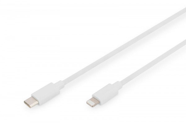 DIGITUS Daten- / Ladekabel, USB-C - Lightning, MFI