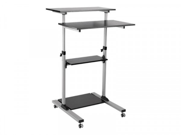 Logilink Sitz-/Steharbeitsplatz, rollbar, 60 kg max.