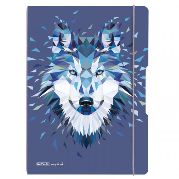 Herlitz Notizheft flex A4 PP W.A.Wolf 2x 40Bl. kariert/lin