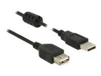 USB Verl. Delock A -> A St/Bu 1.50m schwarz