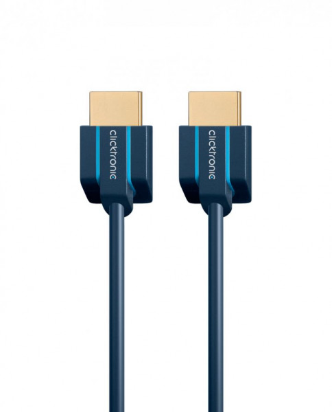Clicktronic Ultraslim HDMI High Speed 2m, schwarz, retail