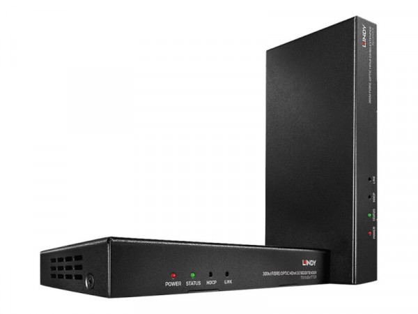 LINDY Extender HDMI 2.0 18G Fibre Optic & IR 300m