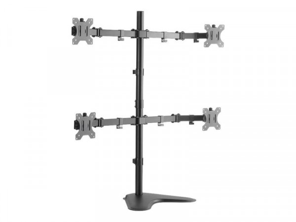 LogiLink Quad Monitorständer 13"-32" 8kg Tragkraft 