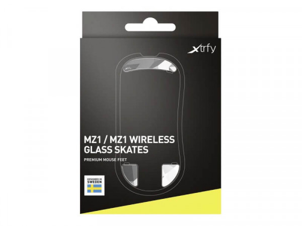 CHERRY Xtrfy ZUB Glass skates MZ1 Litus White
